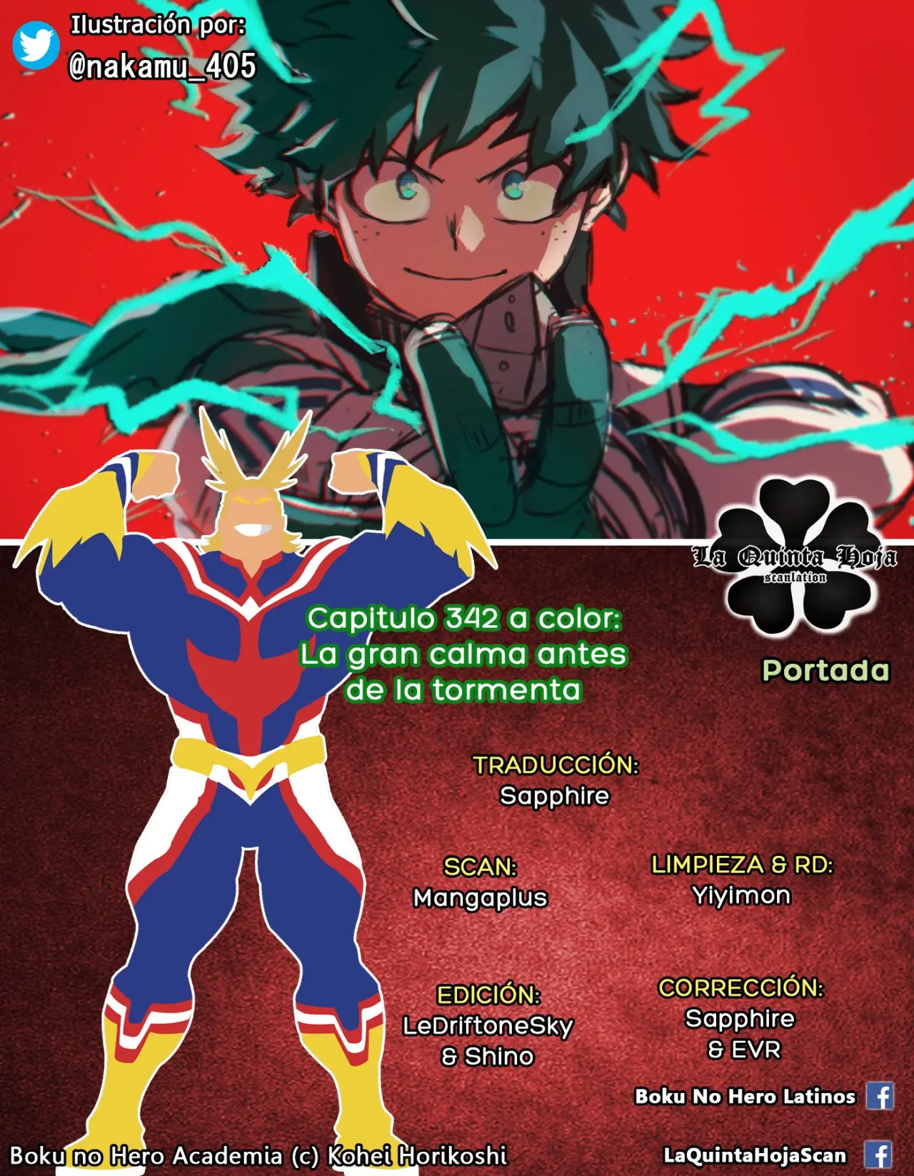 Boku no Hero Academia (2014) - Capítulo 342.5 - Página 1 - LectorTMOo