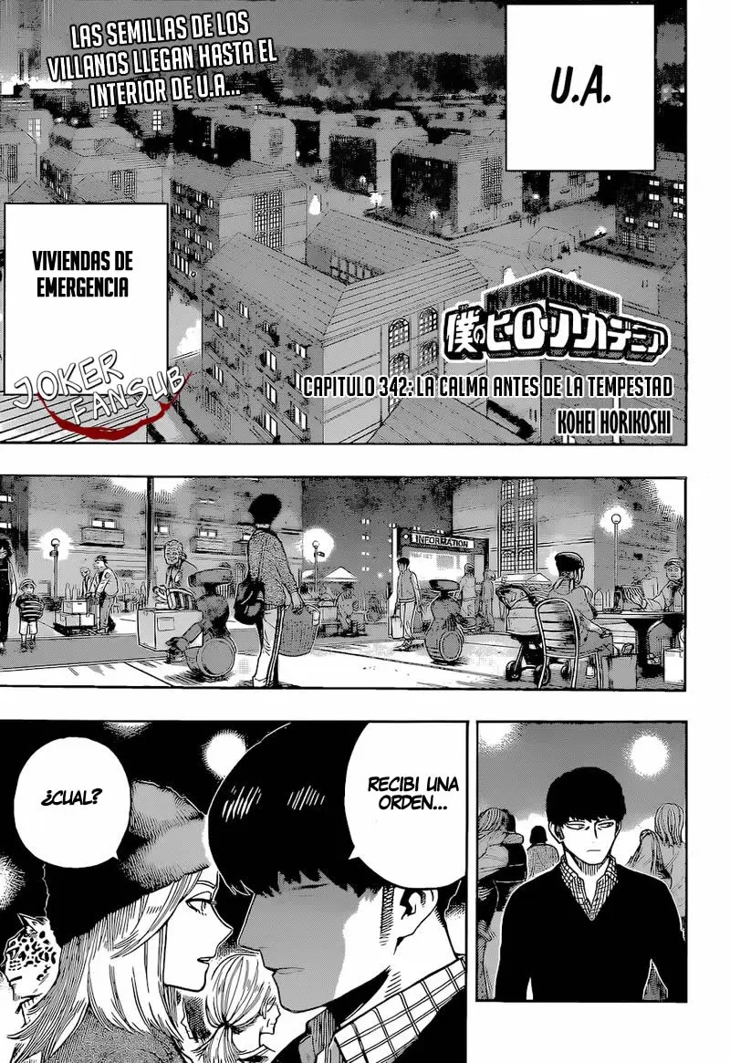 Boku no Hero Academia (2014) - Capítulo 342 - Página 2 - LectorTMOo