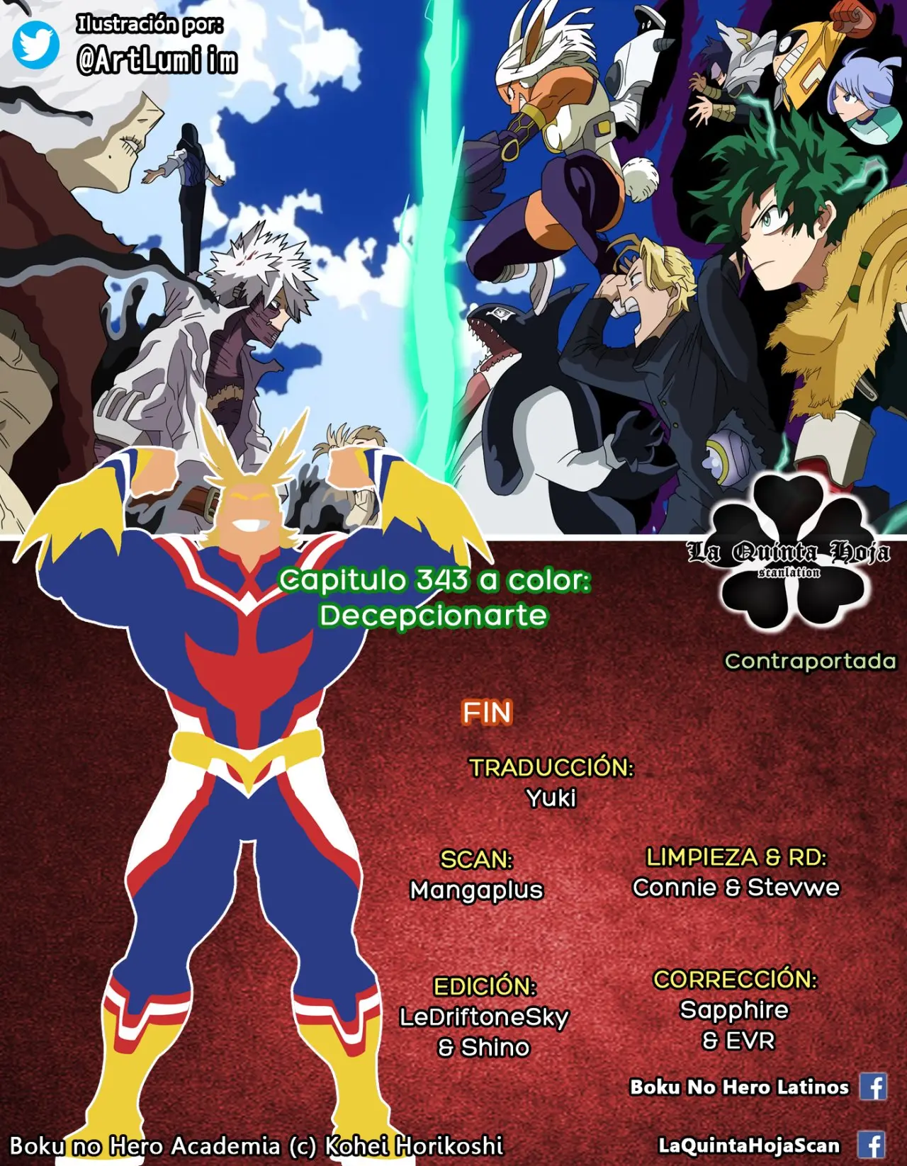 Boku no Hero Academia (2014) - Capítulo 343.5 - Página 19 - LectorTMOo