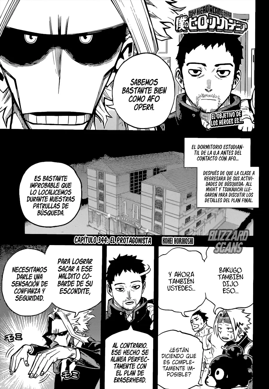 Boku no Hero Academia (2014) - Capítulo 344 - Página 2 - LectorTMOo