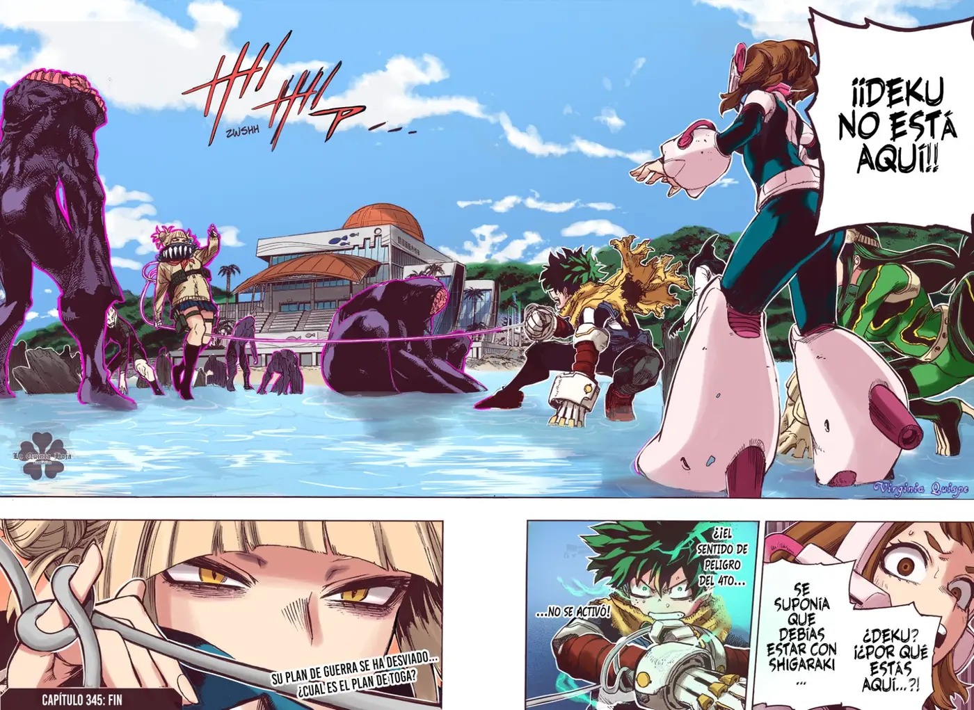 Boku no Hero Academia (2014) - Capítulo 345.5 - Página 14 - LectorTMOo