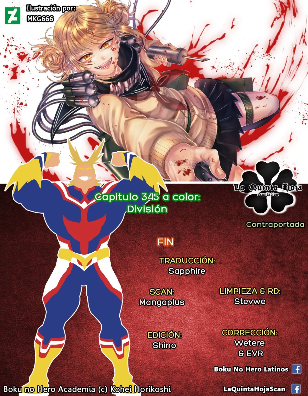 Boku no Hero Academia (2014) - Capítulo 345.5 - Página 15 - LectorTMOo