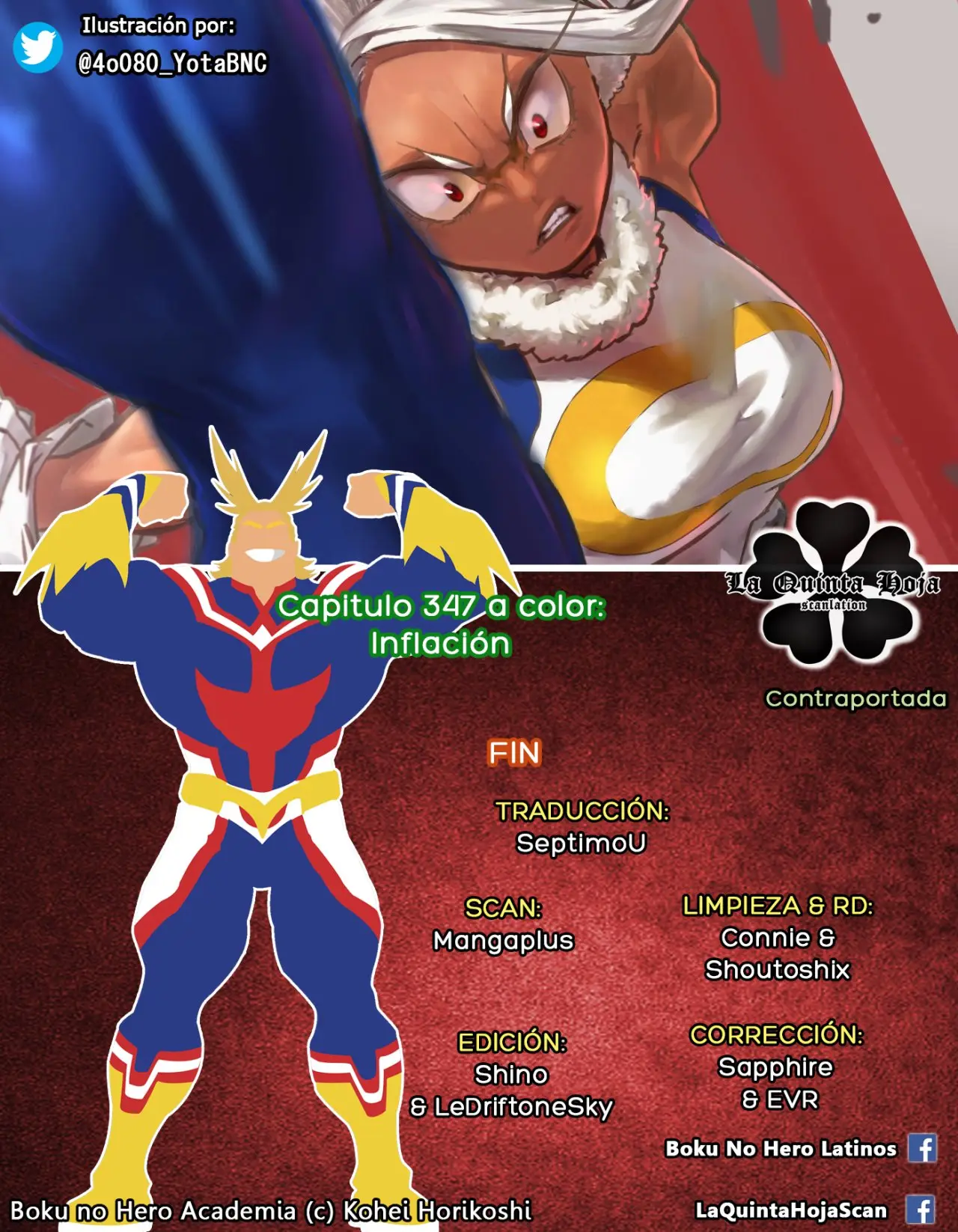 Boku no Hero Academia (2014) - Capítulo 347.5 - Página 16 - LectorTMOo