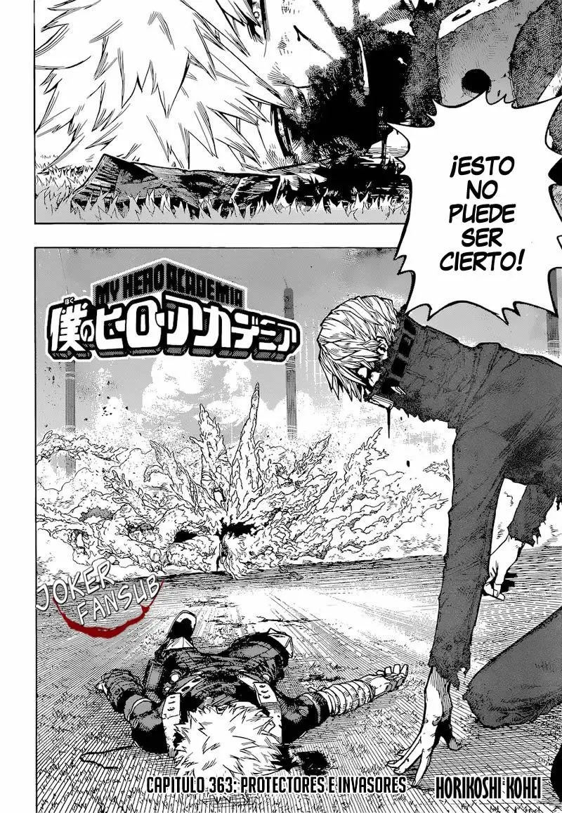 Boku no Hero Academia (2014) - Capítulo 363 - Página 2 - LectorTMOo