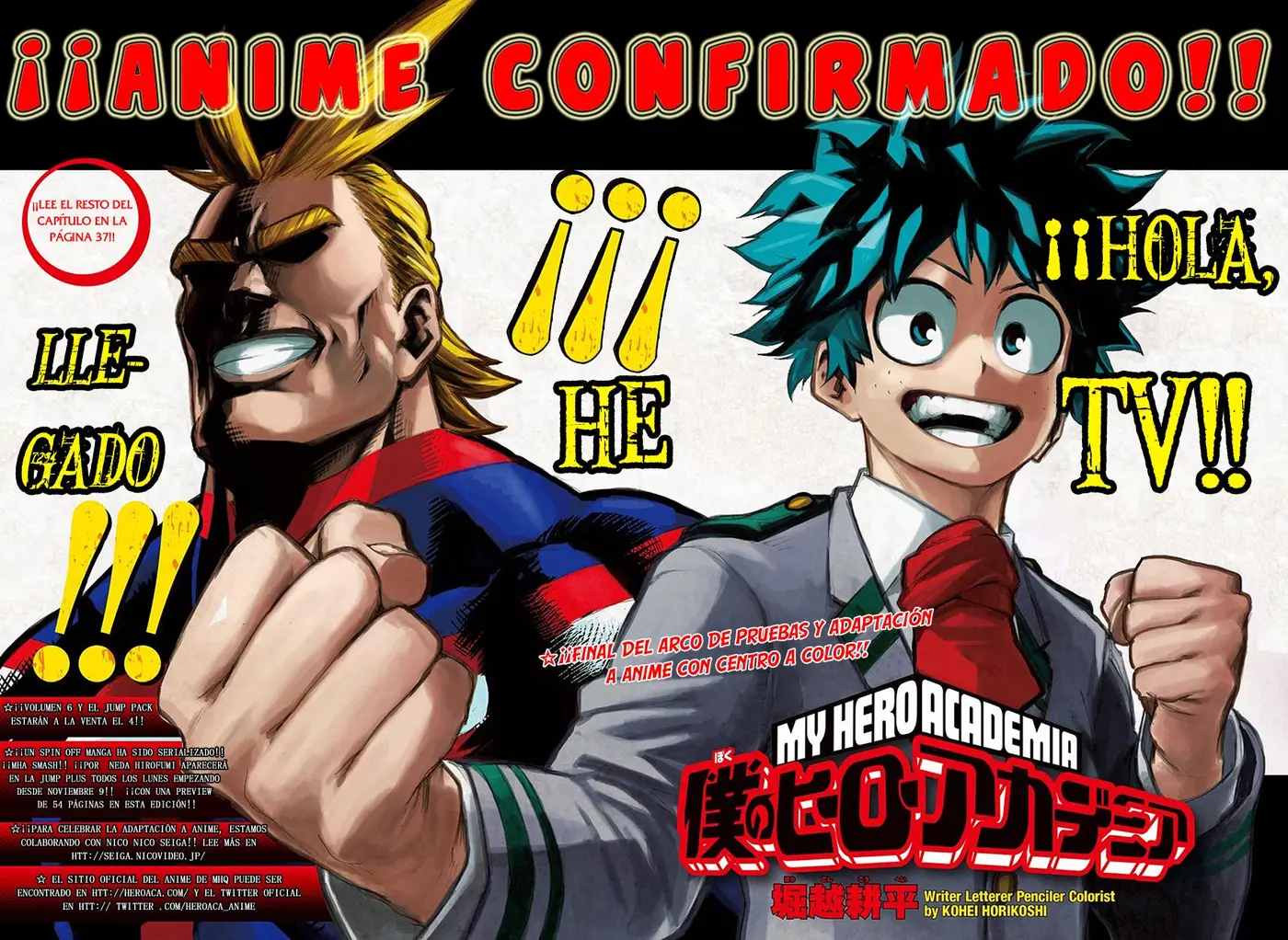 Boku no Hero Academia (2014) - Capítulo 65 - Página 4 - LectorTMOo