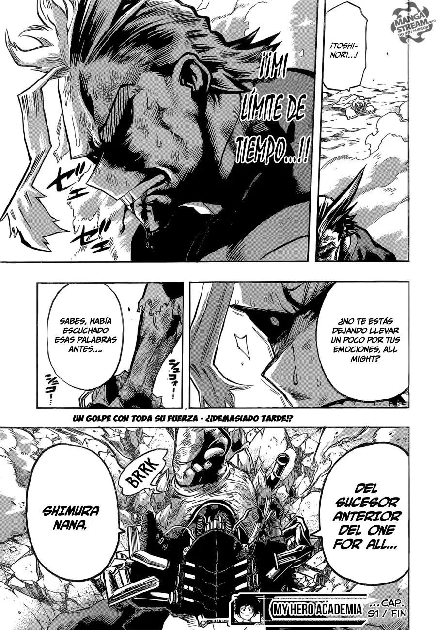 Boku no Hero Academia (2014) - Capítulo 91 - Página 22 - LectorTMOo