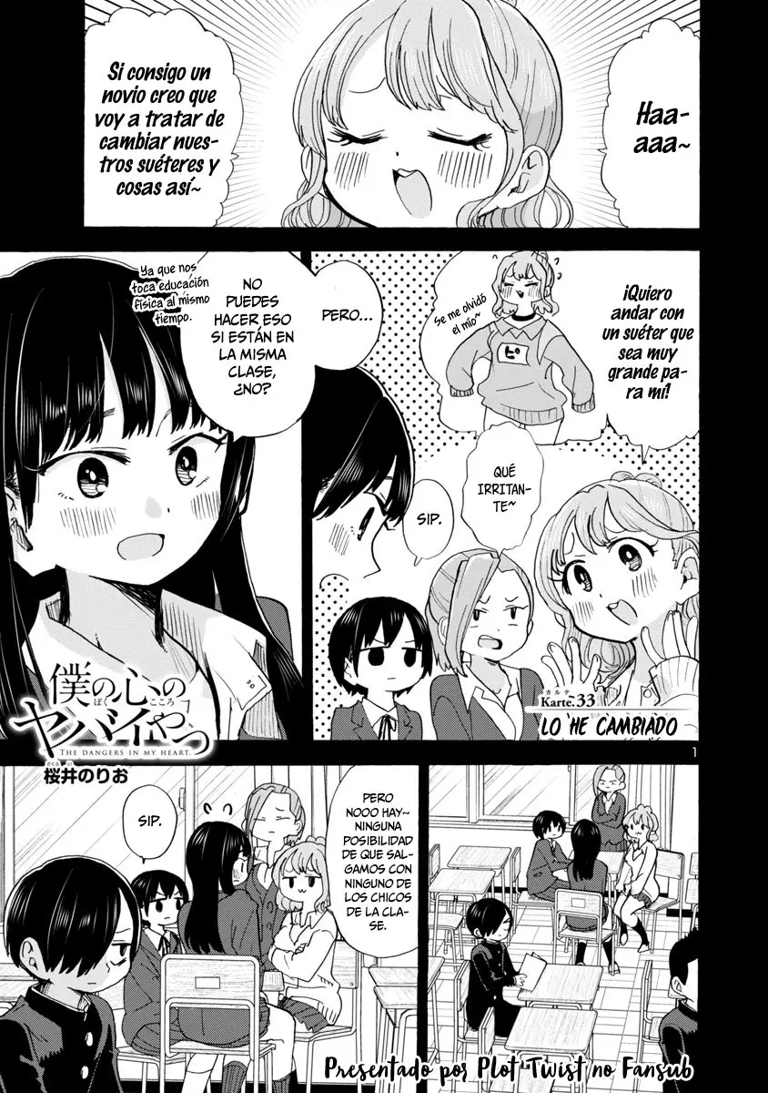 Boku no Kokoro no Yabai Yatsu (2018) - Capítulo 33 - Página 4 - LectorTMOo