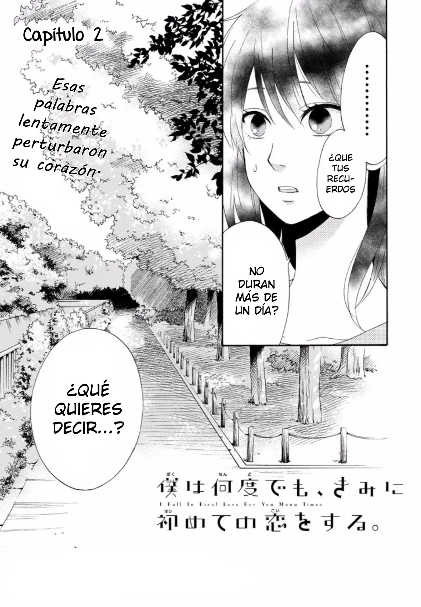 Boku wa Nando Demo, Kimi ni Hajimete no Koi wo Suru (2016) - Capítulo 2 - Página 2 - LectorTMOo