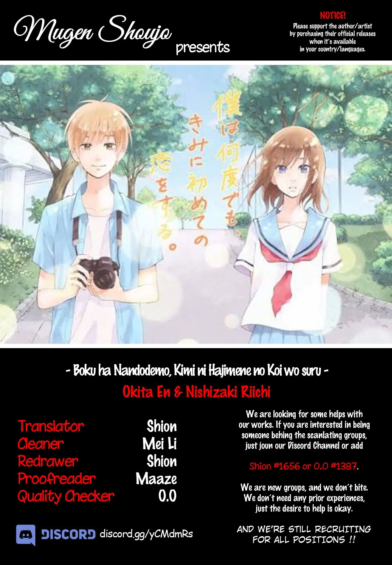 Boku wa Nando Demo, Kimi ni Hajimete no Koi wo Suru (2016) - Capítulo 3 - Página 36 - LectorTMOo