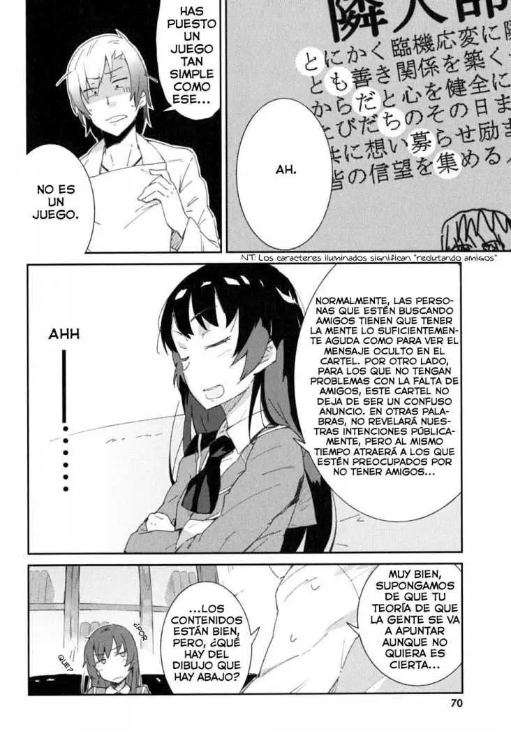 Boku Wa Tomodachi ga Sukunai (2010) - Capítulo 2 - Página 9 - LectorTMOo