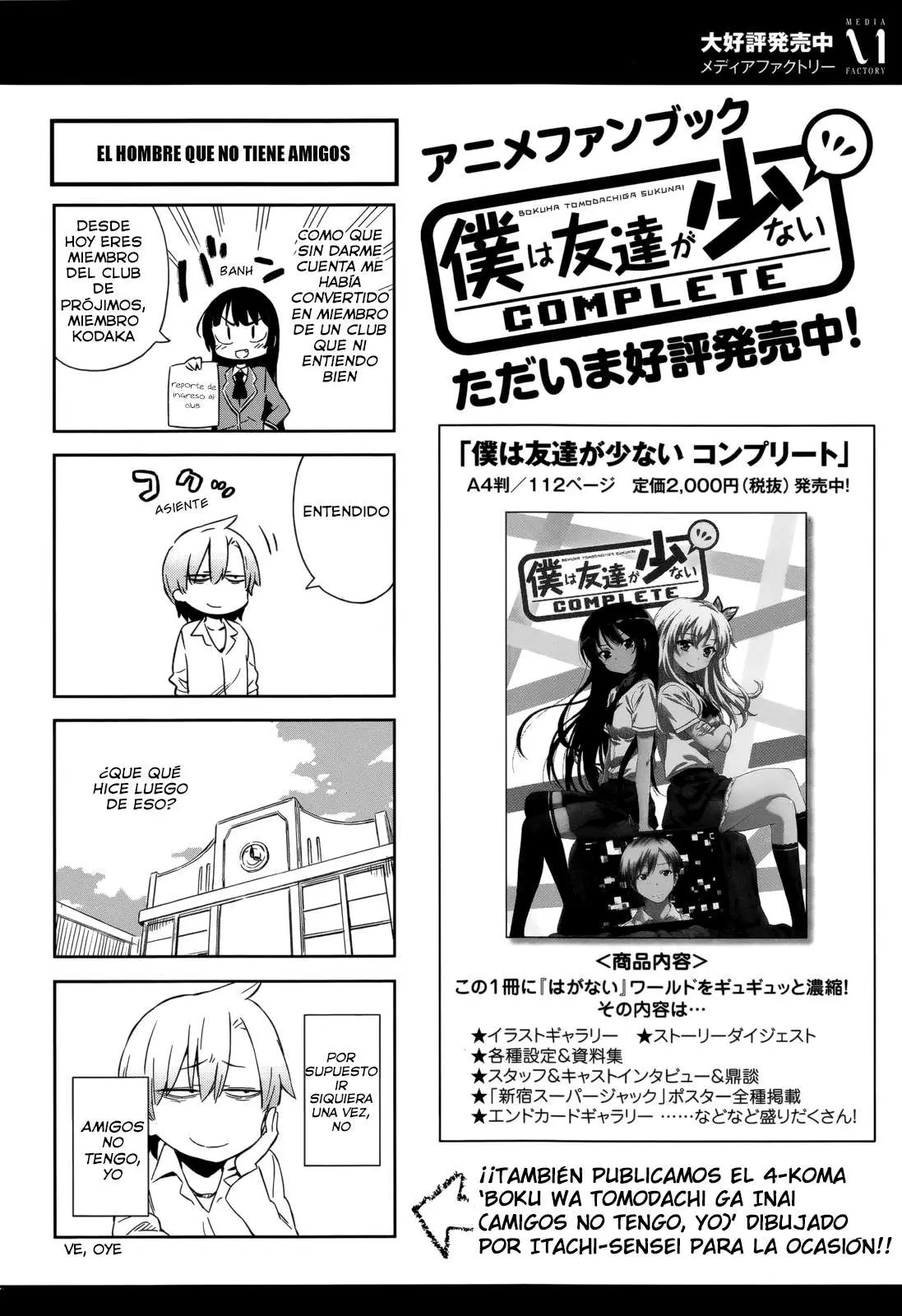 Boku Wa Tomodachi ga Sukunai (2010) - Capítulo 31.5 - Página 38 - LectorTMOo