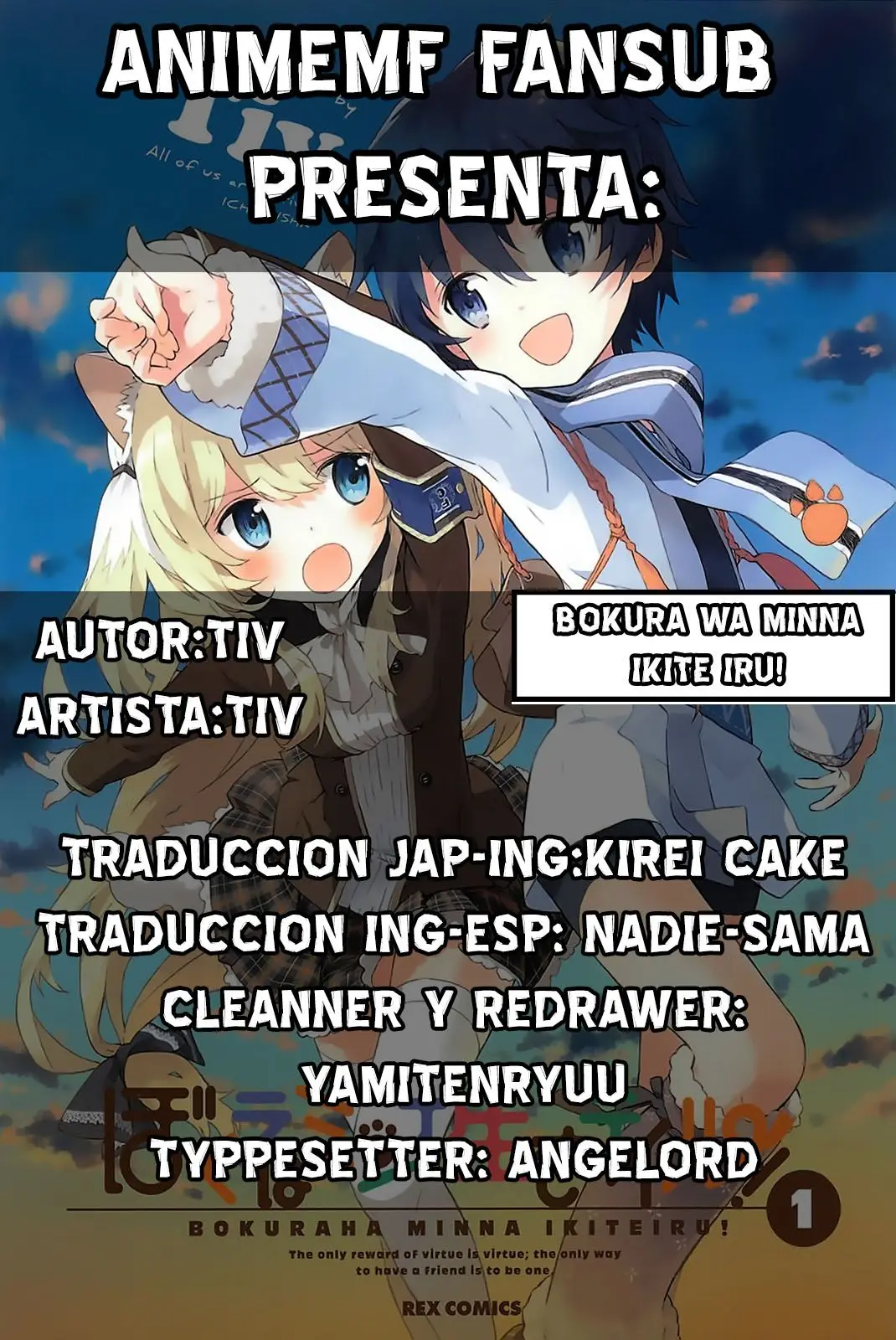 Bokura wa Minna Ikite Iru! (2010) - Capítulo 5 - Página 1 - LectorTMOo