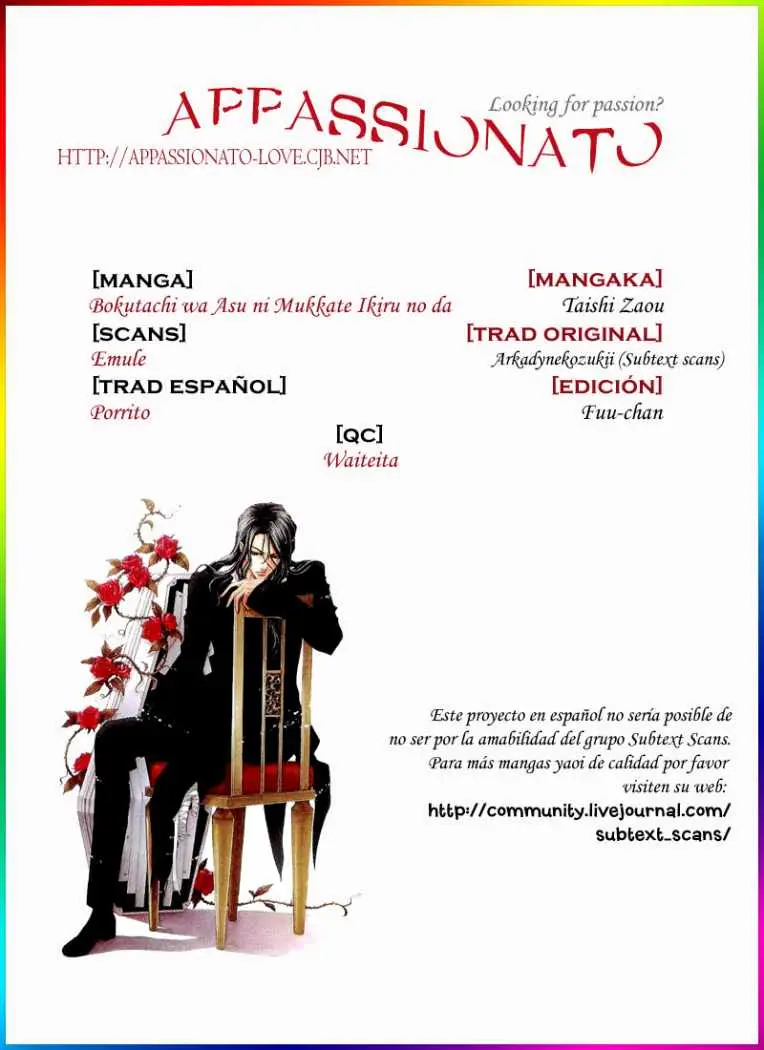 Bokutachi wa Asu ni Mukatte Ikiru no da (2005) - Capítulo 0.01 - Página 2 - LectorTMOo