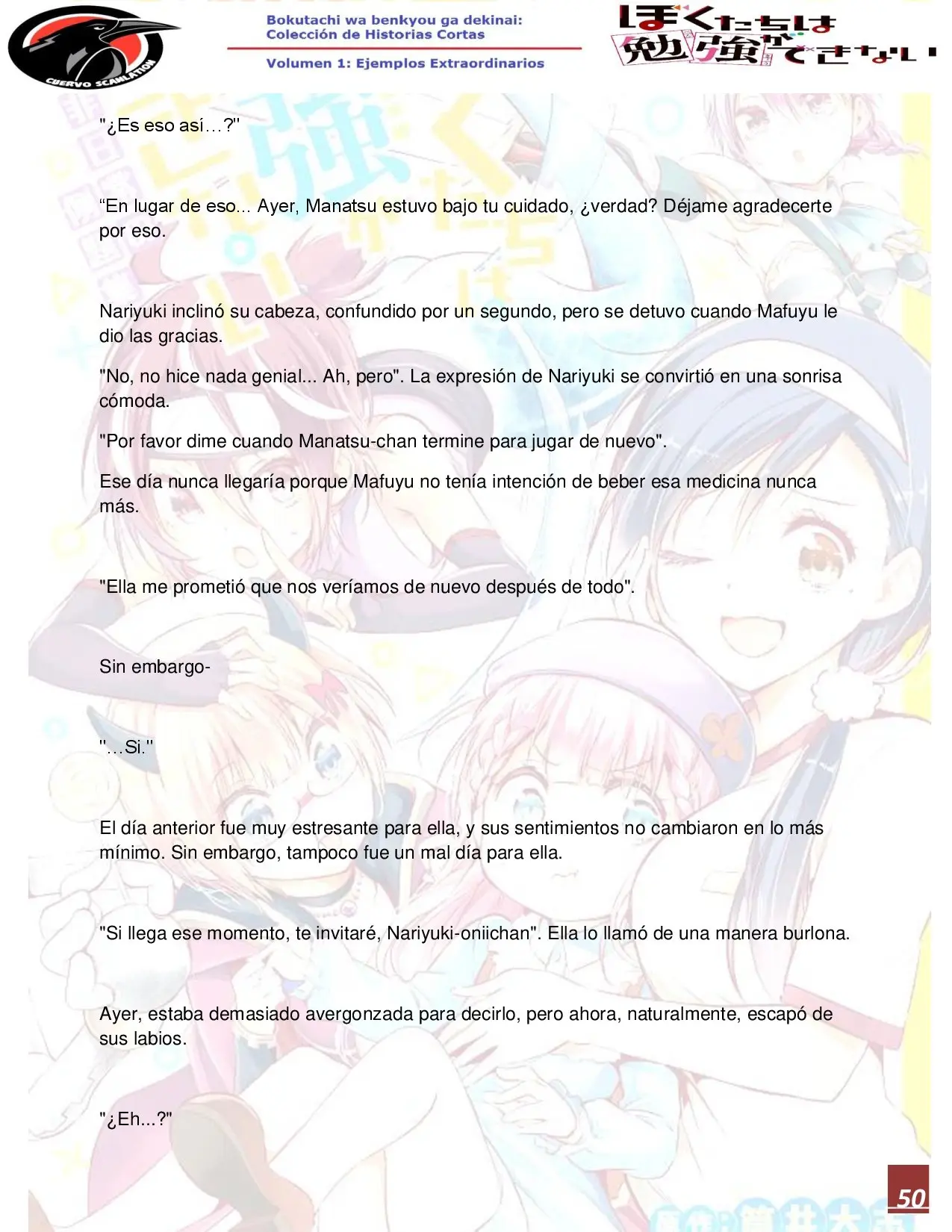 Bokutachi wa Benkyou ga Dekinai – Short Story (2019) - Capítulo 1 - Página 52 - LectorTMOo