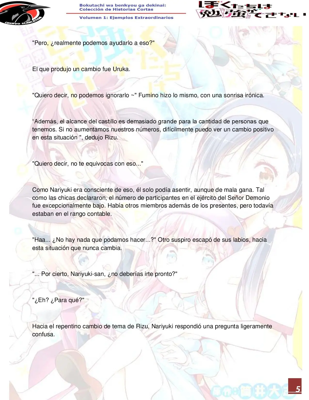 Bokutachi wa Benkyou ga Dekinai – Short Story (2019) - Capítulo 2 - Página 7 - LectorTMOo