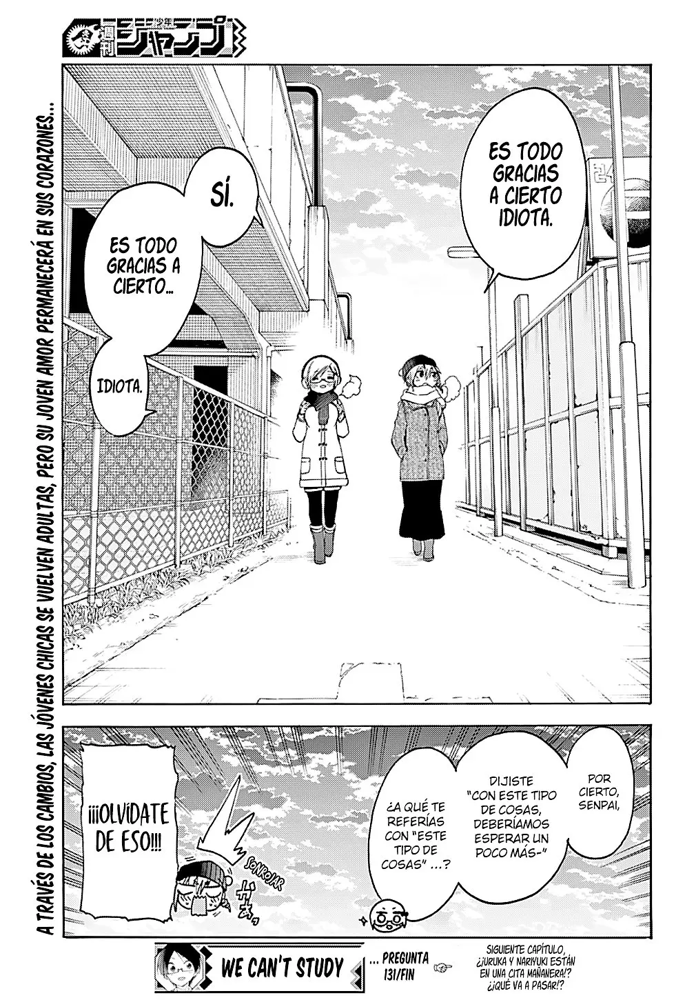 Bokutachi wa Benkyou ga Dekinai (2017) - Capítulo 131 - Página 20 - LectorTMOo