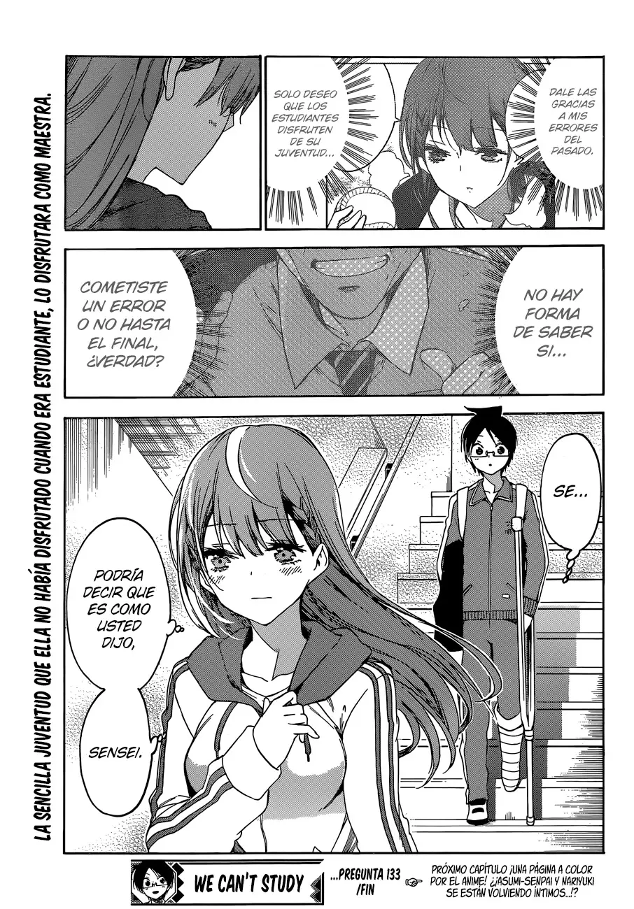 Bokutachi wa Benkyou ga Dekinai (2017) - Capítulo 133 - Página 20 - LectorTMOo