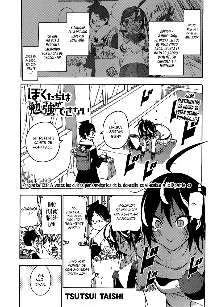 Bokutachi wa Benkyou ga Dekinai (2017) - Capítulo 138 - Página 2 - LectorTMOo