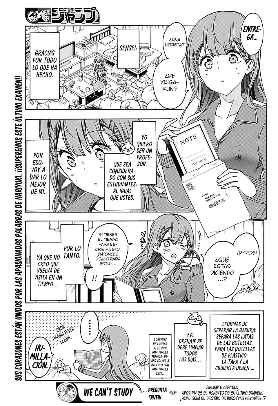Bokutachi wa Benkyou ga Dekinai (2017) - Capítulo 139 - Página 21 - LectorTMOo