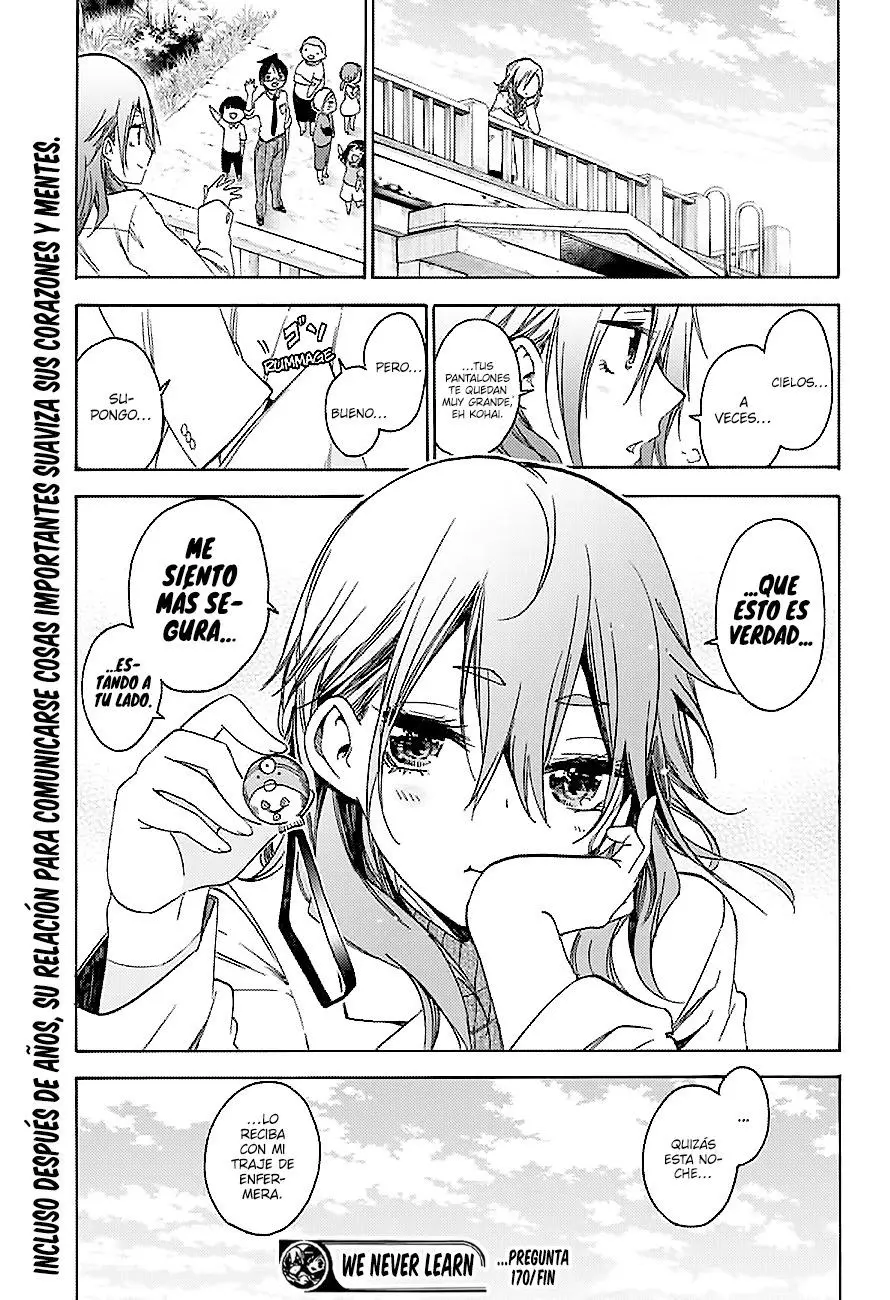 Bokutachi wa Benkyou ga Dekinai (2017) - Capítulo 170 - Página 20 - LectorTMOo