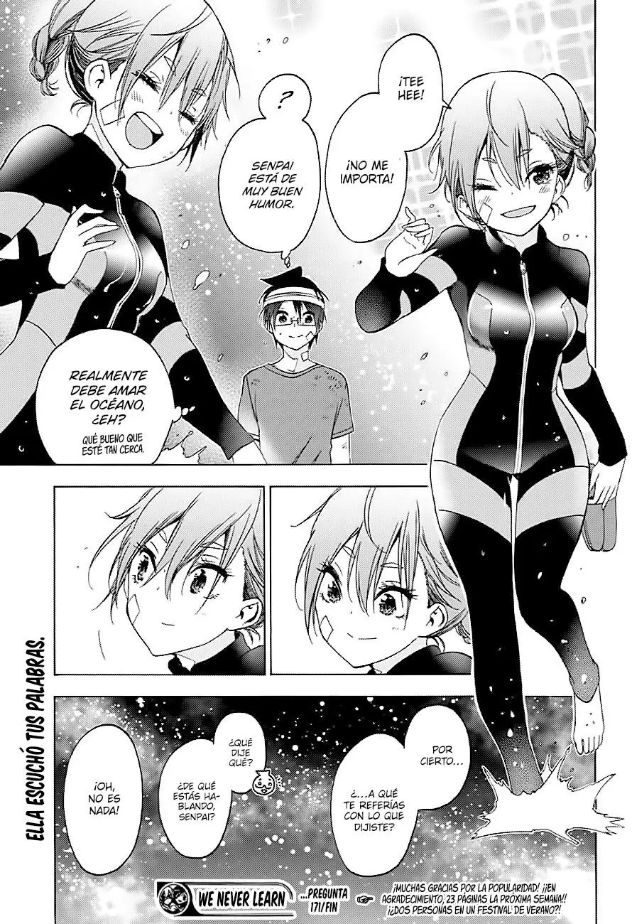 Bokutachi wa Benkyou ga Dekinai (2017) - Capítulo 171 - Página 21 - LectorTMOo