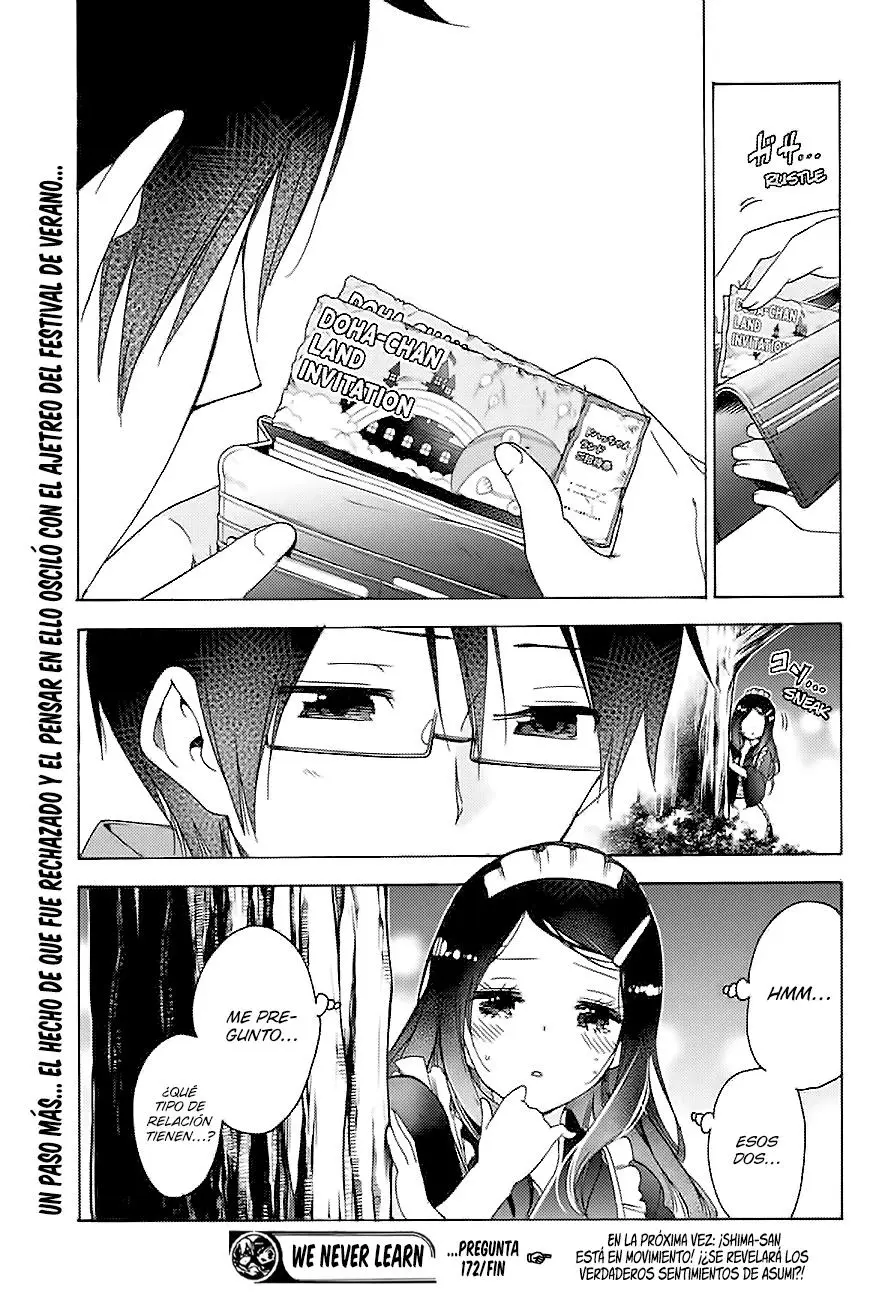 Bokutachi wa Benkyou ga Dekinai (2017) - Capítulo 172 - Página 24 - LectorTMOo