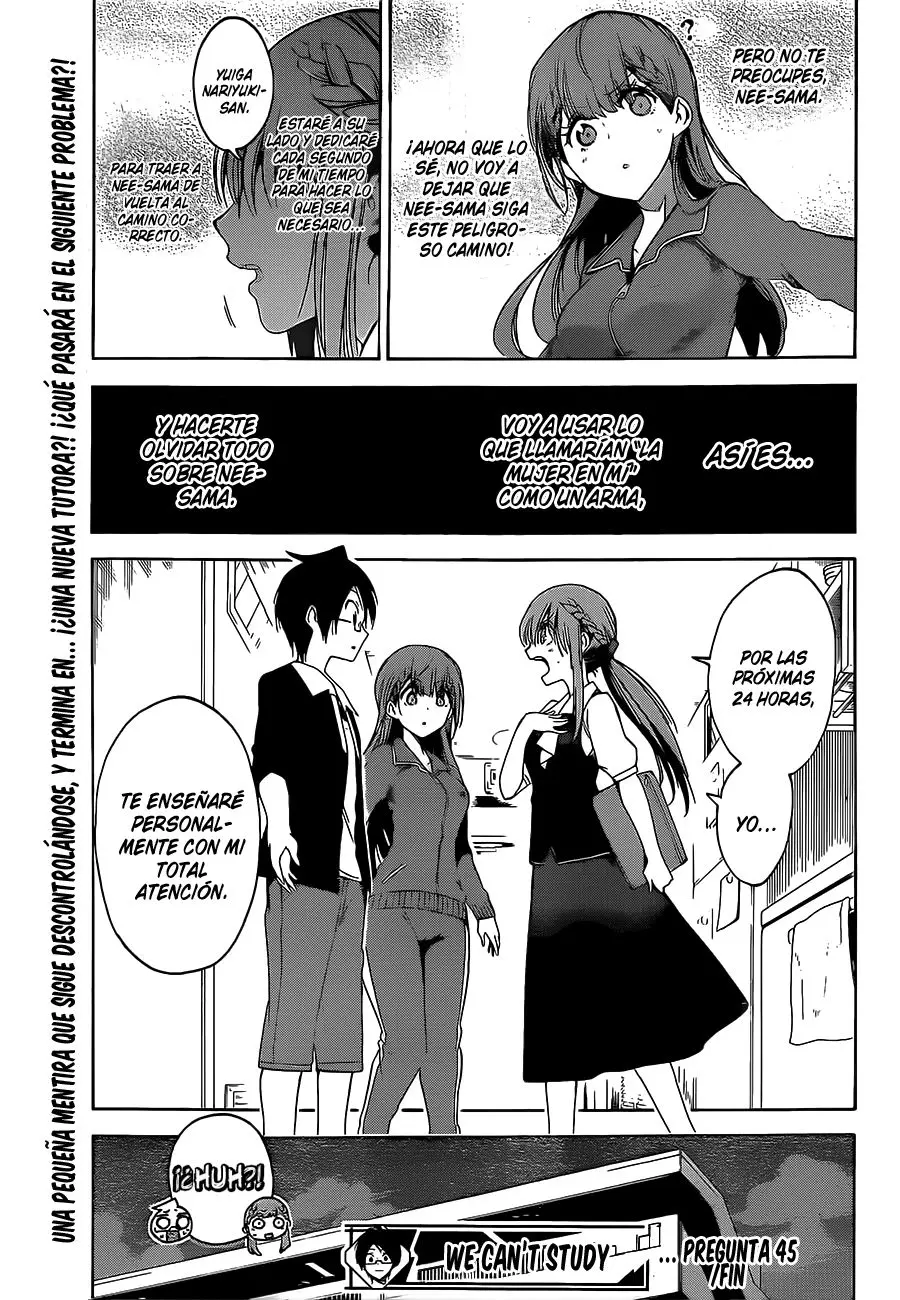 Bokutachi wa Benkyou ga Dekinai (2017) - Capítulo 45 - Página 20 - LectorTMOo