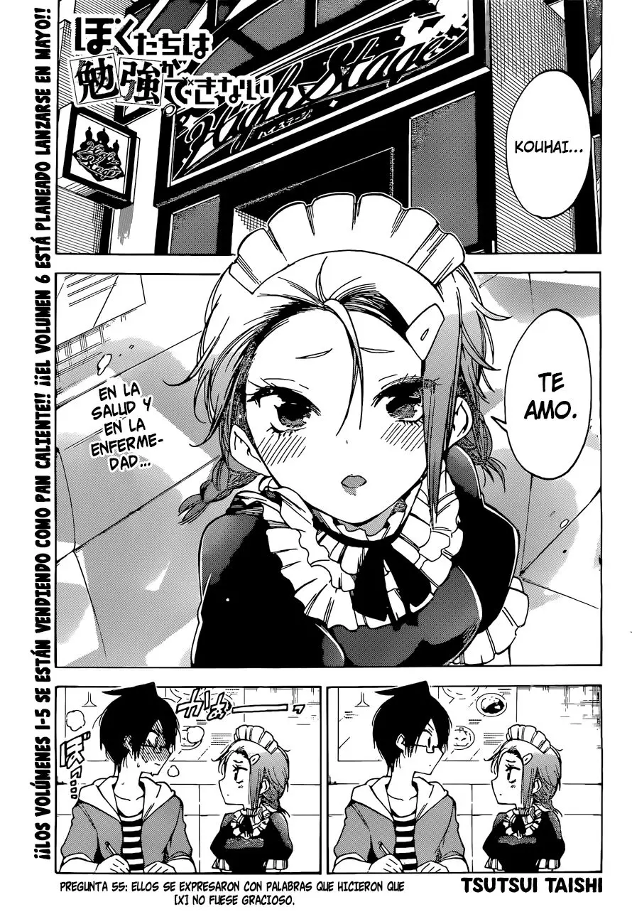 Bokutachi wa Benkyou ga Dekinai (2017) - Capítulo 55 - Página 2 - LectorTMOo
