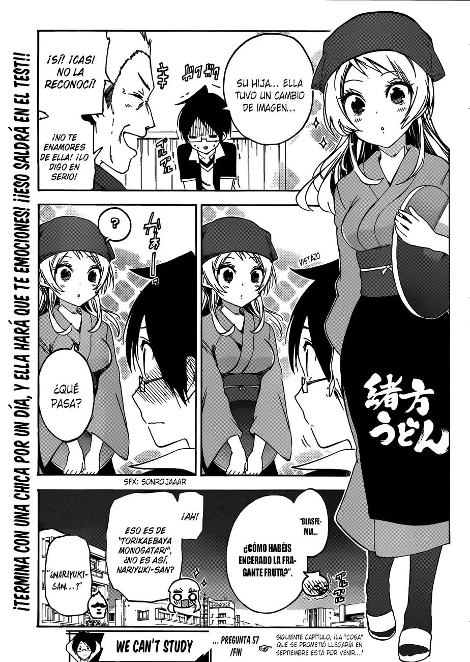Bokutachi wa Benkyou ga Dekinai (2017) - Capítulo 57 - Página 22 - LectorTMOo