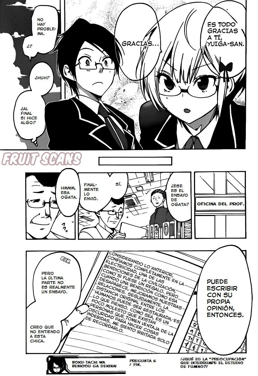 Bokutachi wa Benkyou ga Dekinai (2017) - Capítulo 6 - Página 22 - LectorTMOo