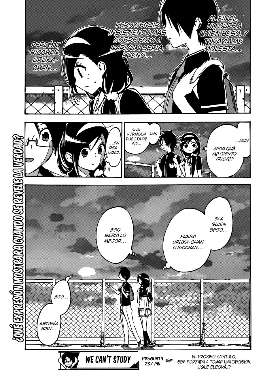 Bokutachi wa Benkyou ga Dekinai (2017) - Capítulo 73 - Página 19 - LectorTMOo