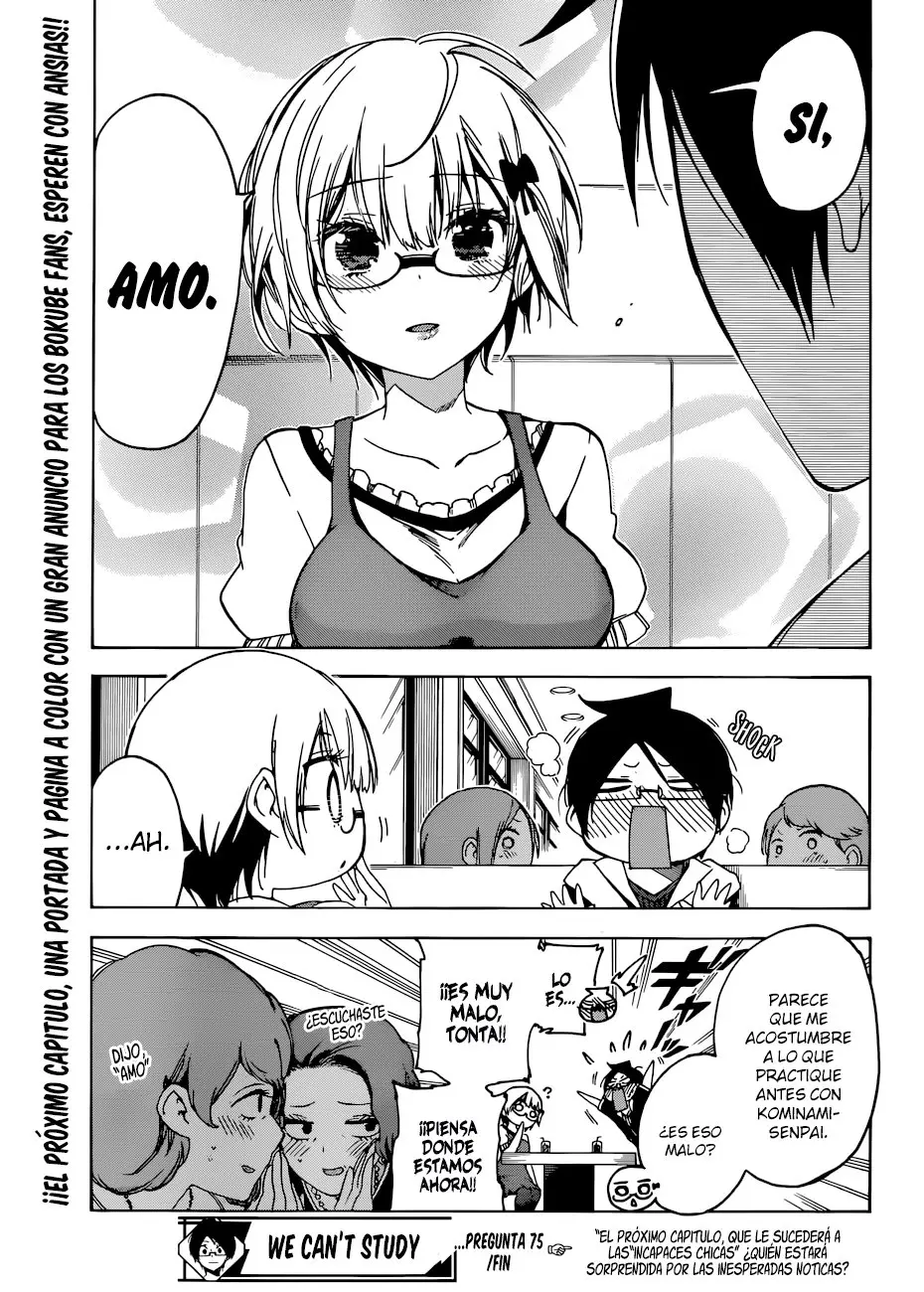 Bokutachi wa Benkyou ga Dekinai (2017) - Capítulo 75 - Página 20 - LectorTMOo