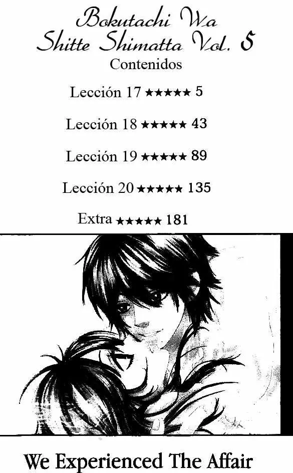 Bokutachi wa Shitte Shimatta (2007) - Capítulo 17 - Página 4 - LectorTMOo