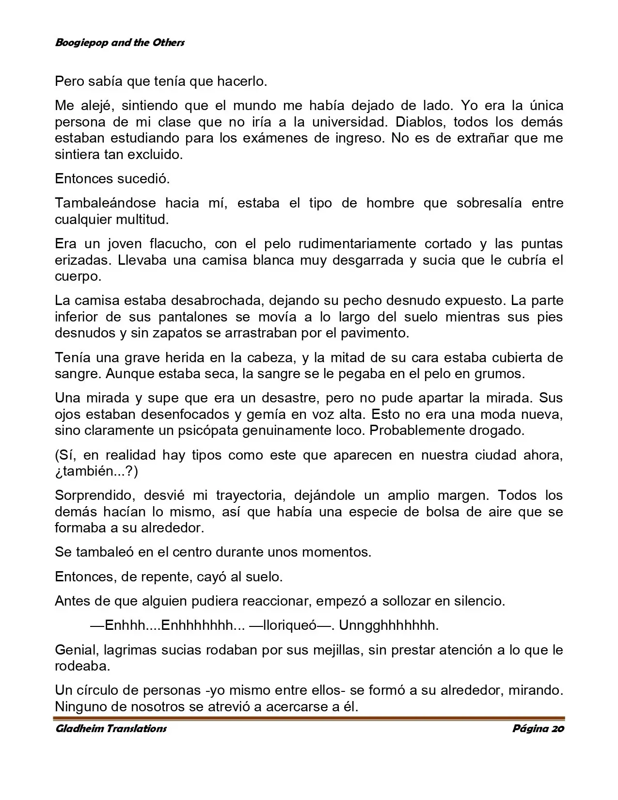 Boogiepop (novela) (1998) - Capítulo 1 - Página 20 - LectorTMOo