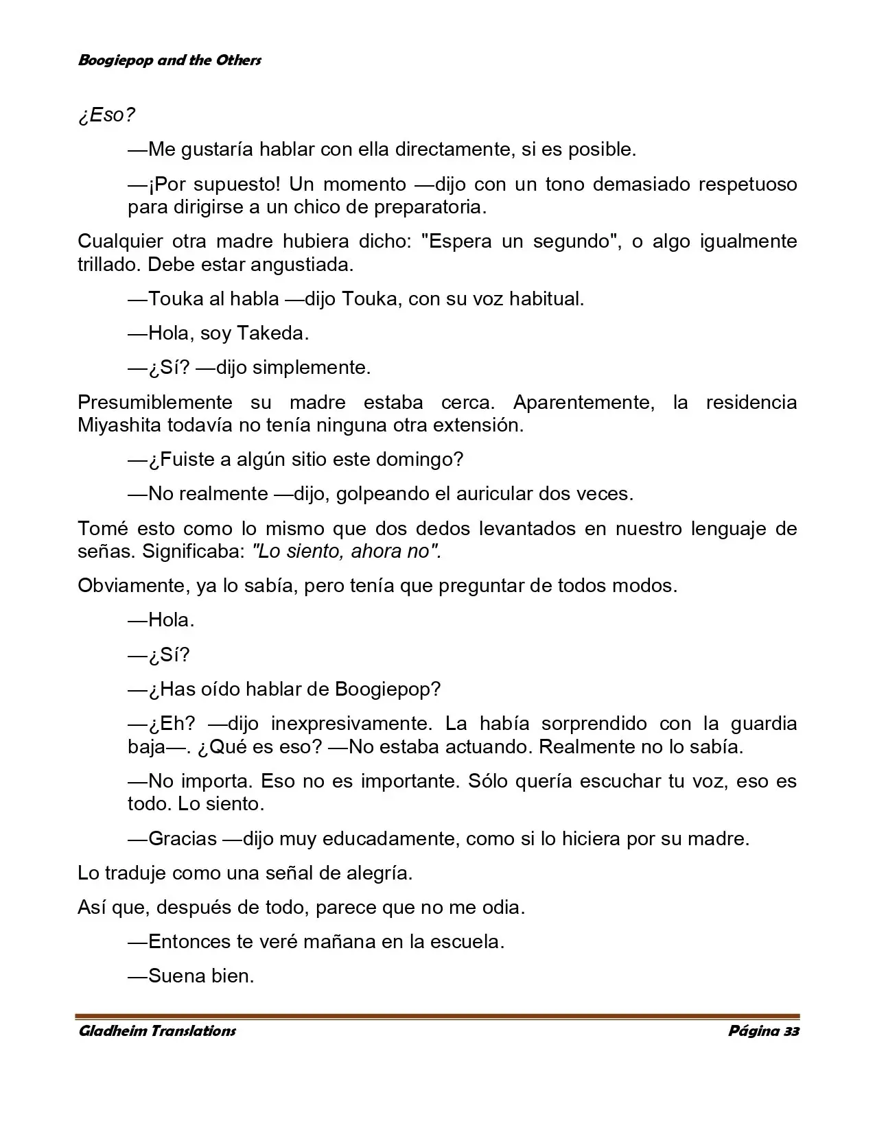Boogiepop (novela) (1998) - Capítulo 1 - Página 31 - LectorTMOo