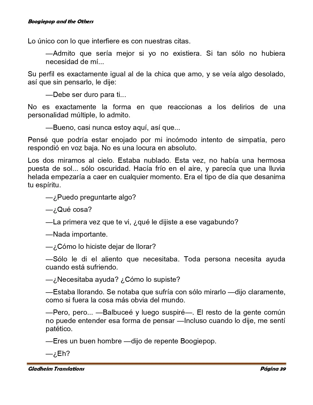 Boogiepop (novela) (1998) - Capítulo 1 - Página 37 - LectorTMOo