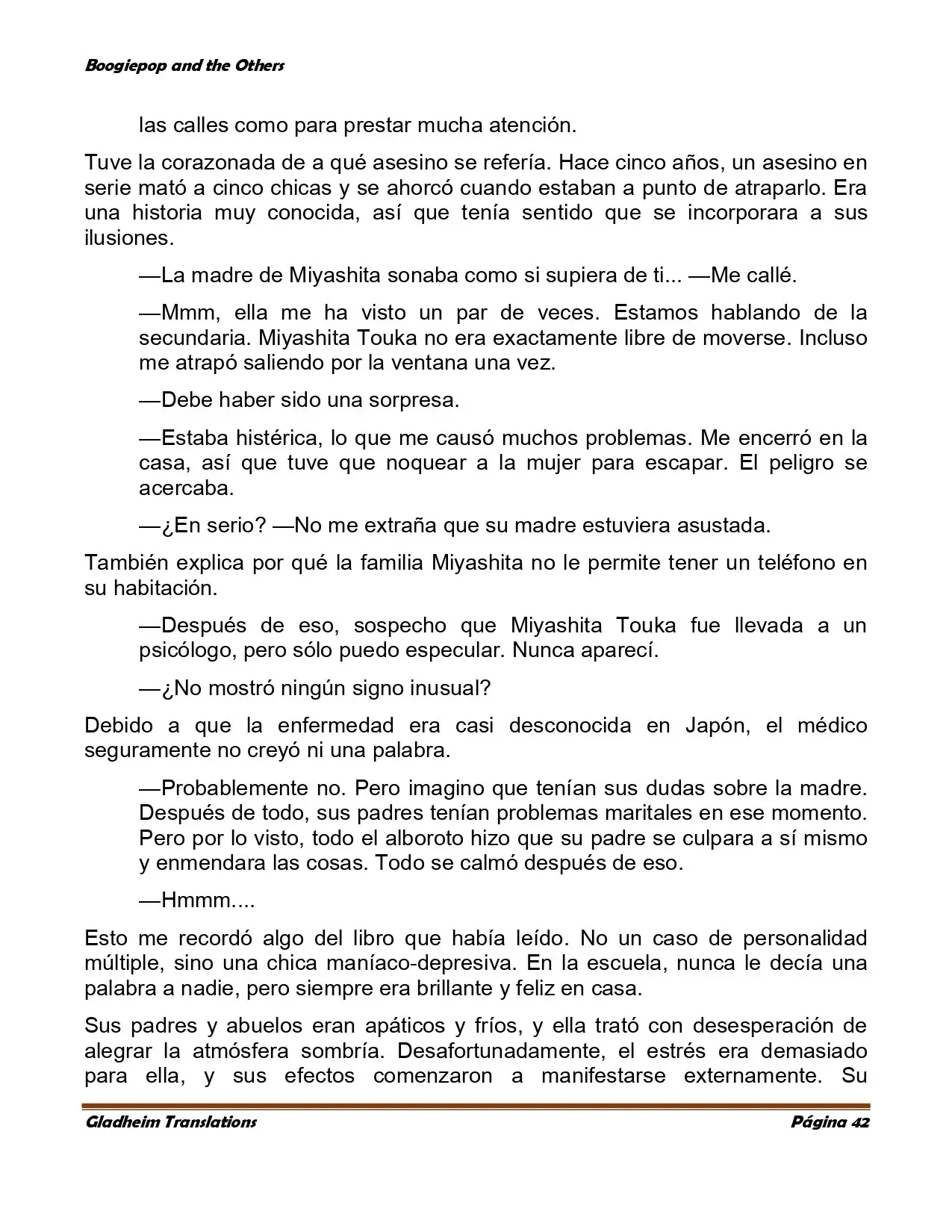 Boogiepop (novela) (1998) - Capítulo 1 - Página 40 - LectorTMOo