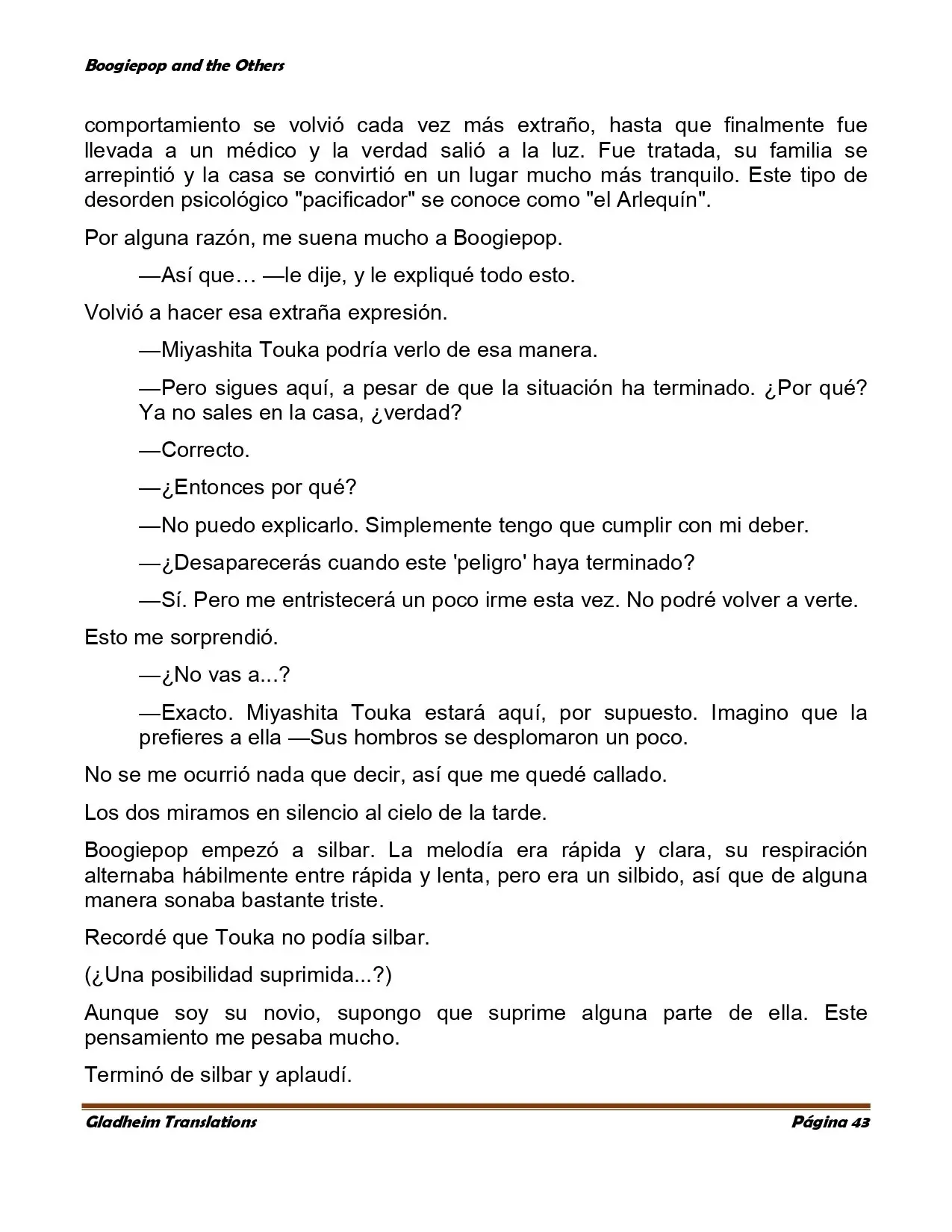 Boogiepop (novela) (1998) - Capítulo 1 - Página 41 - LectorTMOo