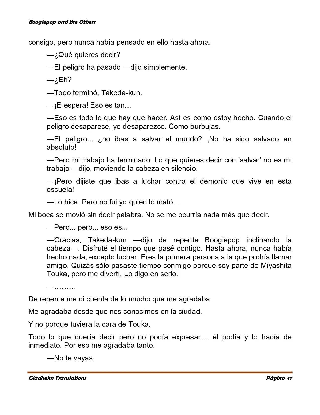 Boogiepop (novela) (1998) - Capítulo 1 - Página 45 - LectorTMOo