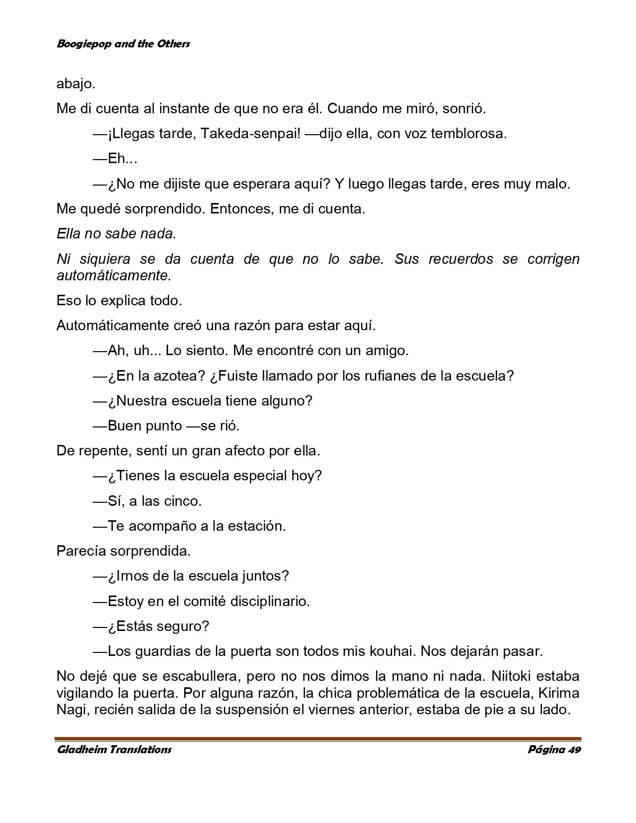 Boogiepop (novela) (1998) - Capítulo 1 - Página 47 - LectorTMOo