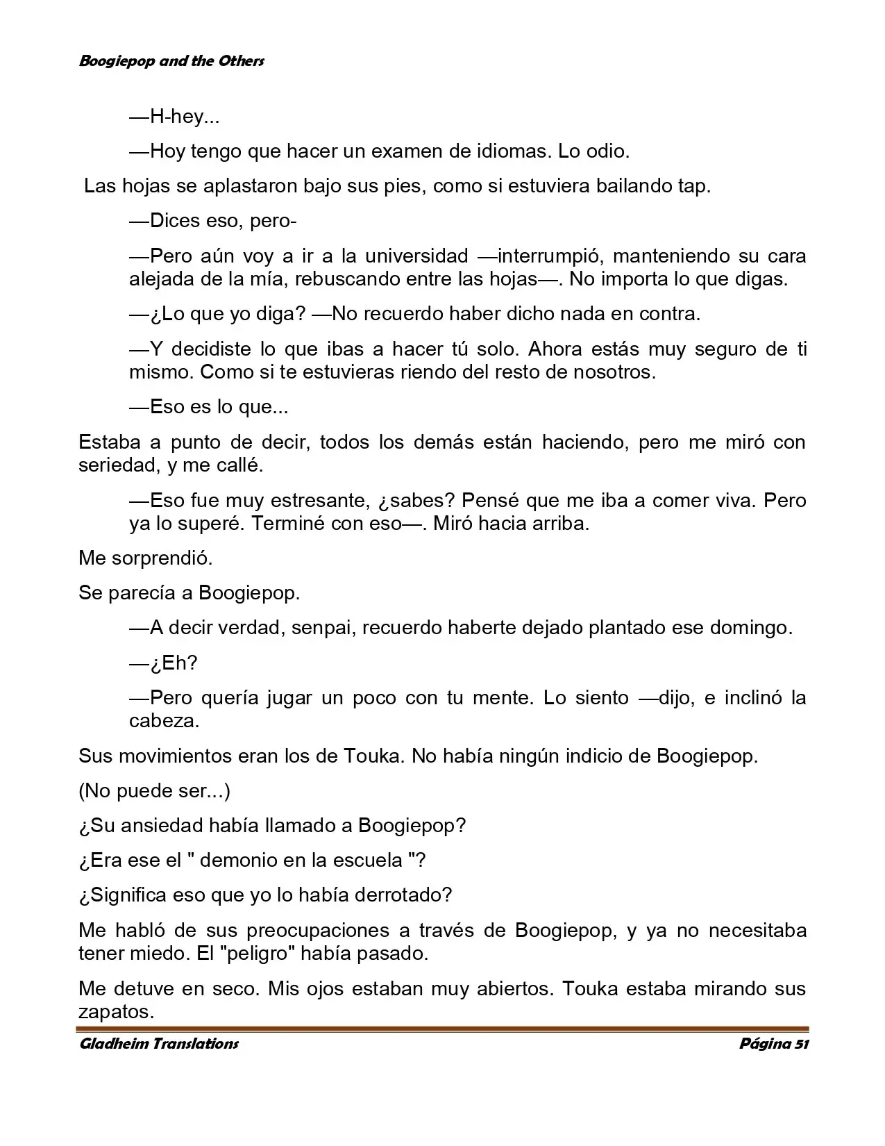 Boogiepop (novela) (1998) - Capítulo 1 - Página 49 - LectorTMOo