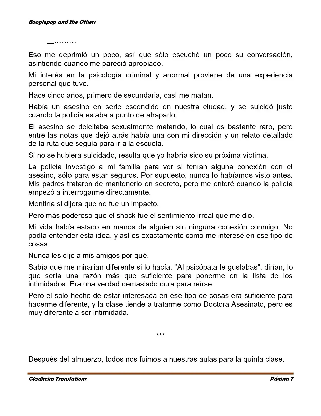 Boogiepop (novela) (1998) - Capítulo 2 - Página 7 - LectorTMOo