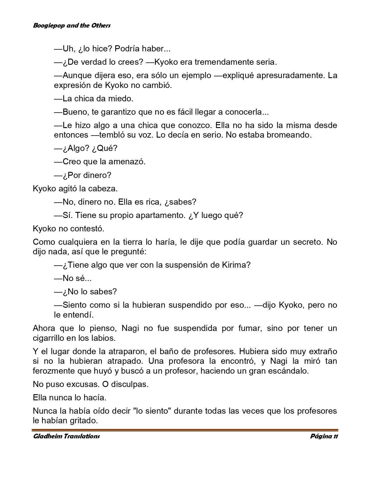 Boogiepop (novela) (1998) - Capítulo 2 - Página 11 - LectorTMOo
