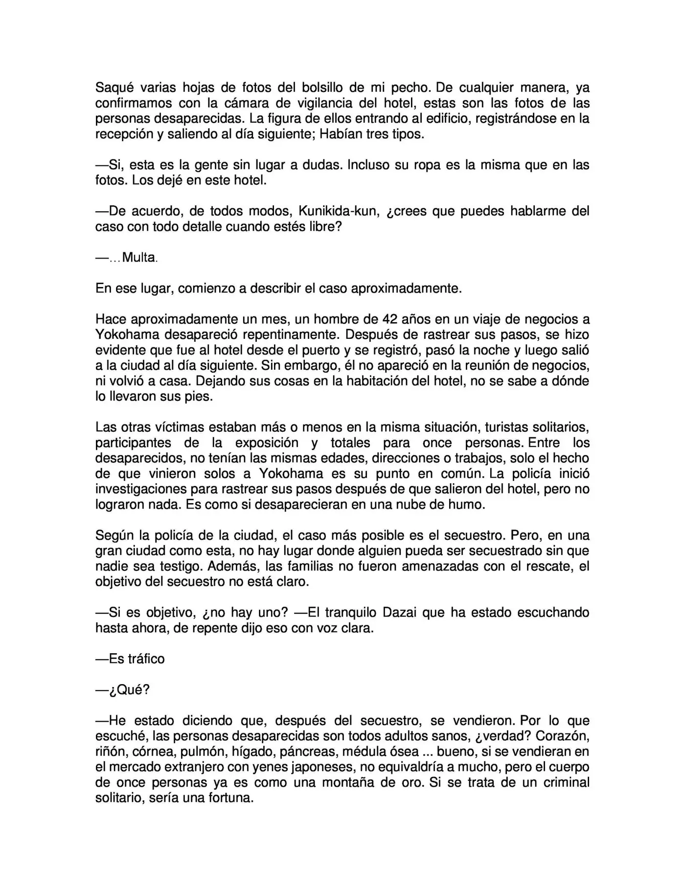 Bungou Stray Dogs: Examen de Entrada de Dazai (2014) - Capítulo 1 - Página 19 - LectorTMOo