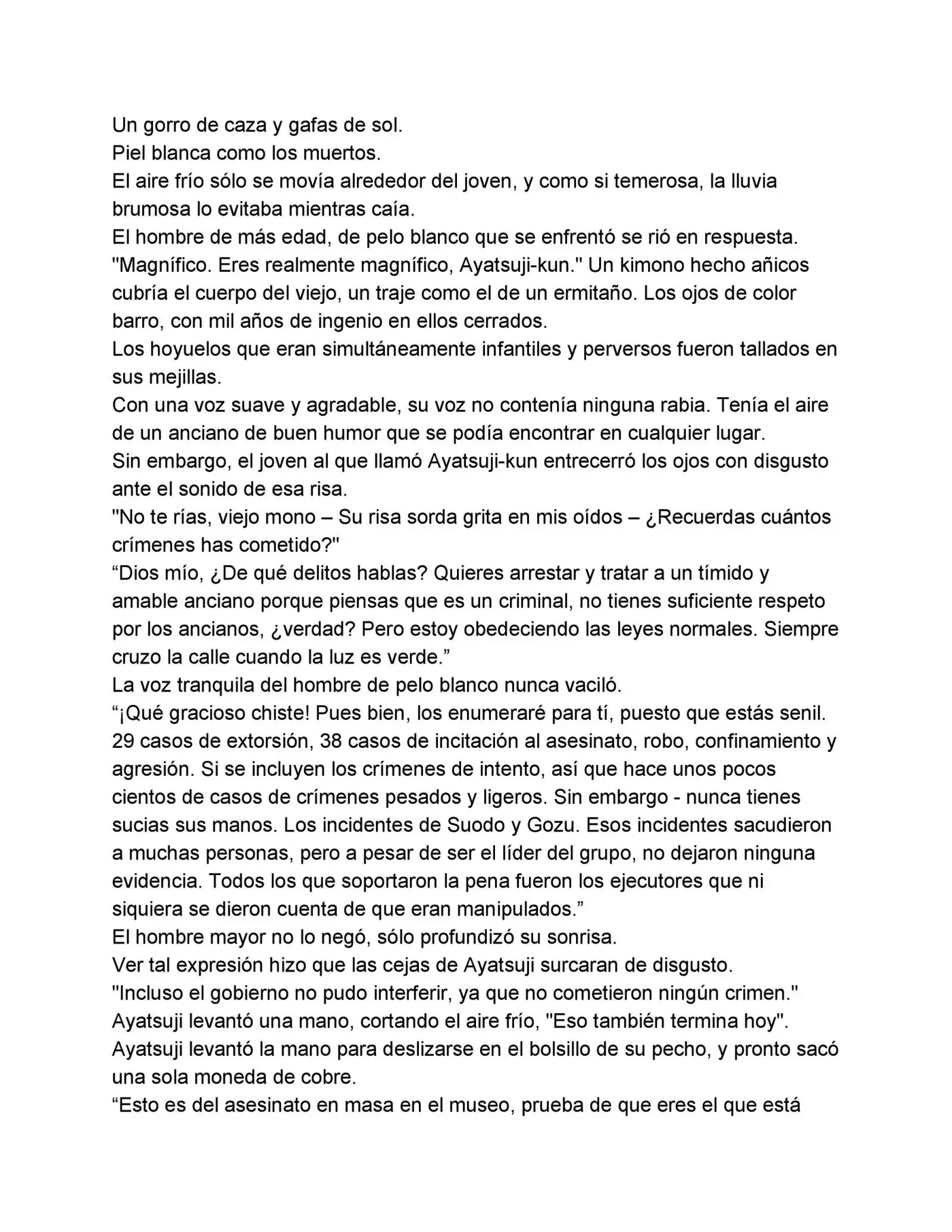 Bungou Stray Dogs Gaiden: Ayatsuji Yukito VS Kyougoku Natsuhiko (2016) - Capítulo - Página 3 - LectorTMOo