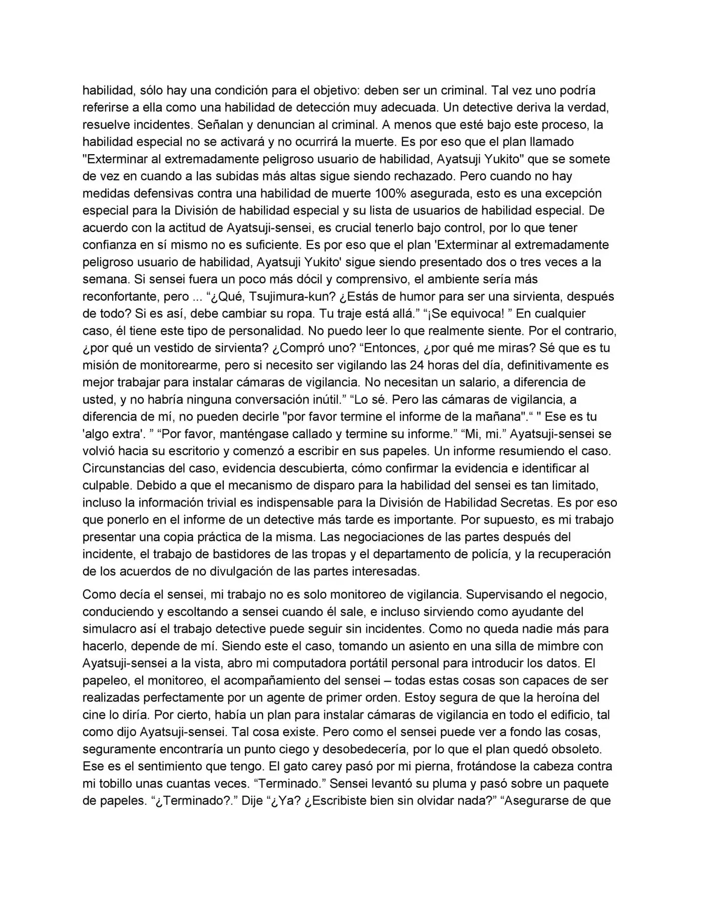Bungou Stray Dogs Gaiden: Ayatsuji Yukito VS Kyougoku Natsuhiko (2016) - Capítulo 2.1 - Página 6 - LectorTMOo