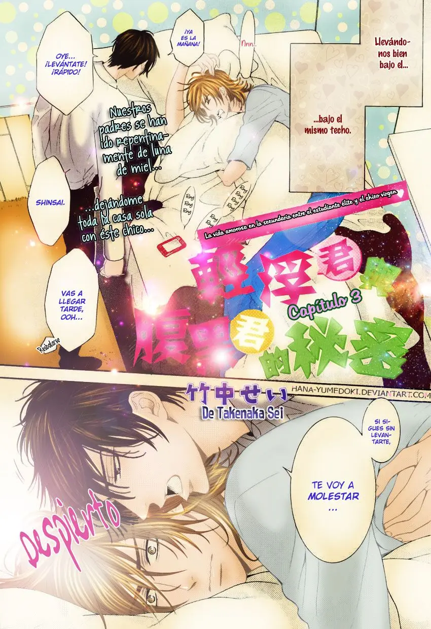 Charao-kun to Haraguro-kun no Himitsu (2015) - Capítulo 3 - Página 4 - LectorTMOo