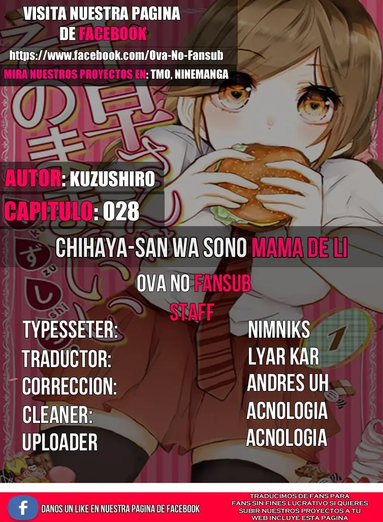 Chihaya-san wa Sono Mama de Ii (2017) - Capítulo 28 - Página 1 - LectorTMOo