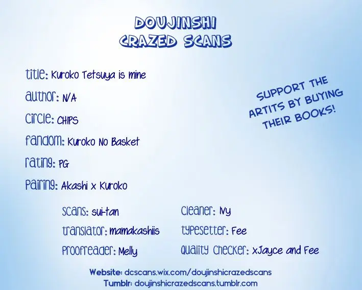 Chips -Kuroko no Basuke dj - Kuroko Tetsuya Is Mine (2017) - Capítulo  - Página 25 - LectorTMOo