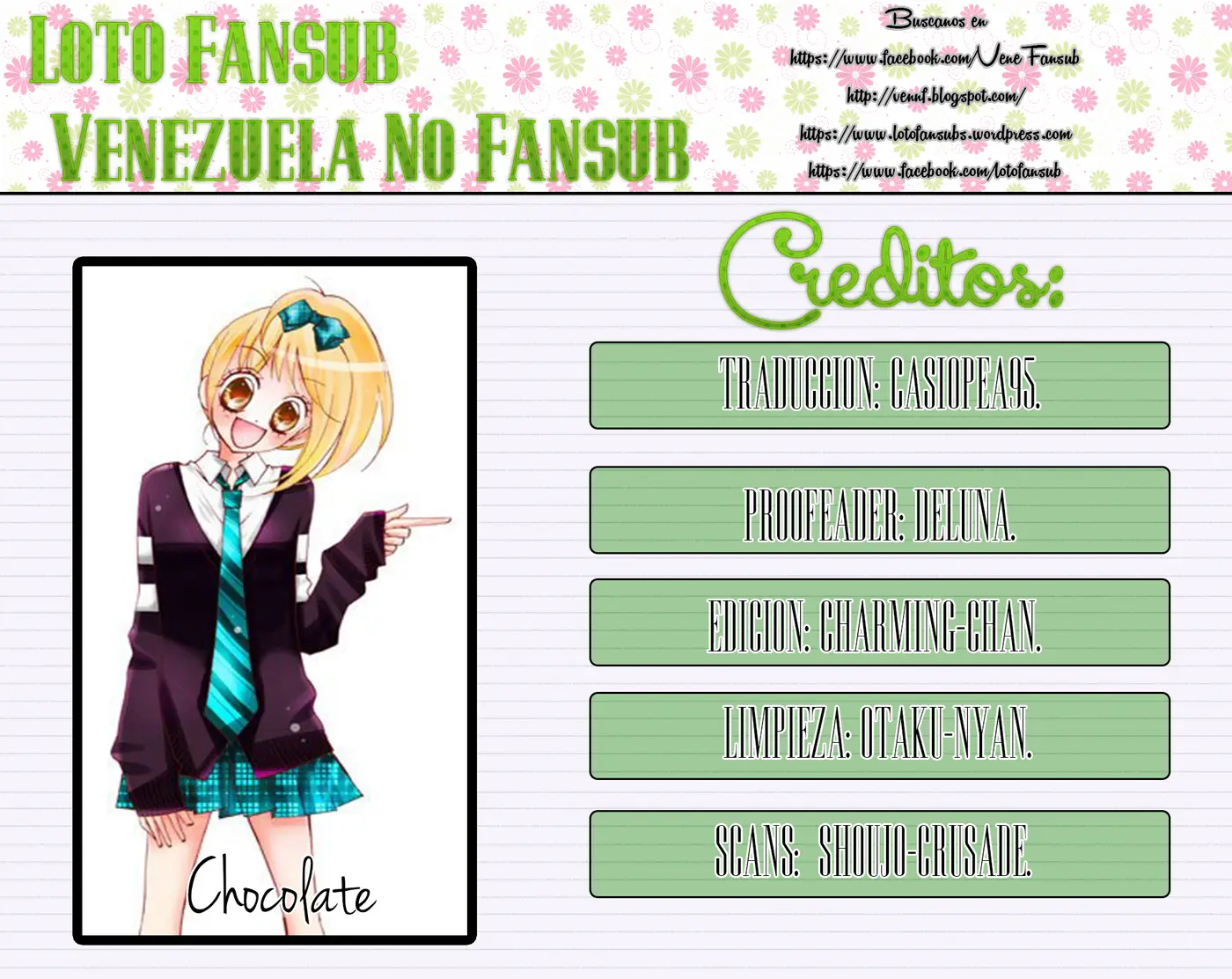 Chocolate -Fukushima Haruka- (2009) - Capítulo 9 - Página 1 - LectorTMOo